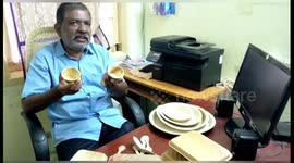 Indian company uses palm tree leaves to manufacture utensils in bid to curb single-use plastics
