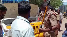 Firefighters rescue four-foot-long snake from mini goods truck in Southern India