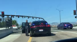 Intense moment officer tases woman in back after high-speed pursuit in Idado