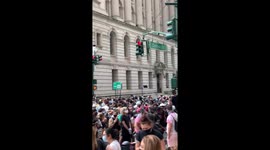 Spider-Man confused at occupy city hall in NYC