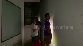 Terrified resident finds 17ft long python in the bathroom
