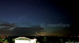 Neowise comet illuminates night sky in the Philippines