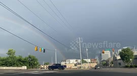 Incredible rainbow in Nashville, TN following some thunderstorms 7/22/20
