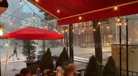 Flooding in New Jersey makes it nearly impossible for locals to get home