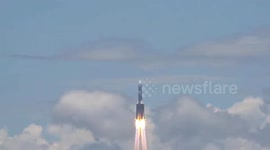 China launches first Mars-bound rocket