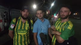West Brom fans react to their last gasp promotion to the Premier League