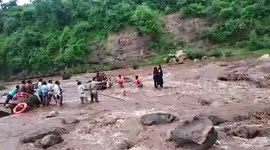 Indian girls rescued after risking their lives for a selfie in middle of river