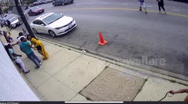 People flee scene of a gang-related mass shooting in Chicago