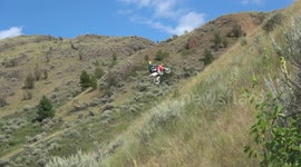 Motor bike jumping