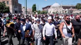 Hagia Sophia hosts 1st friday prayers since it was turned back into a mosque