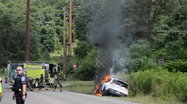 Vehicle Fire, Northumberland County, Pennsylvania