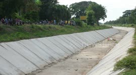 Struggling farmers protest as reservoirs run dry due to drought