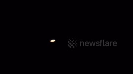 Amazing 4k video of Saturn, complete with rings, capturing Earth's rotation as it appears to move across the sky