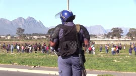 Cape Town land invaders prevented from crossing national road