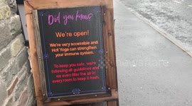 New safety measures allow for hot yoga while social distancing in Bristol, UK