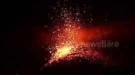 Pacaya volcano eruption spills molten lava in Guatemala