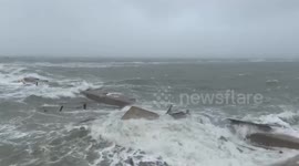Hurricane Hanna pounds the Coastal Bend