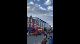 'Black Lives Matter' protestors block main street in north London