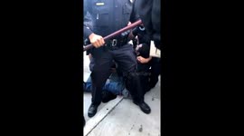 BLM protester tackled to ground by LAPD in alleged 'brutality'