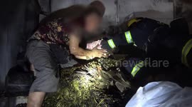 Firefighters retrieve £11k cash from rubble of shops after fire