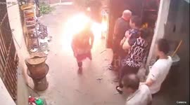 Fire burns through southern Chinese hotel kitchen after gas leak