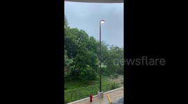 Longer version- Tropical Storm Isaías hits Puerto Rico with sustained winds of 60 mph
