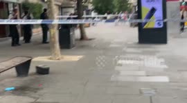Suspect who stabbed the boy in Islington junction road.