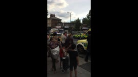 Police at scene of stabbing in Archway, north London