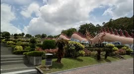 World longest man made dragon columbarium sculpture in Malaysia