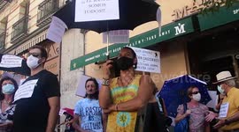 Quinto domingo de reivindicación de los comerciantes del Rastro