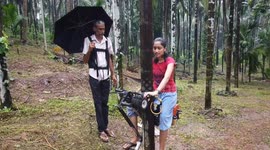 Indian farmer invents electric bike that vertically scales 80-foot-high trees