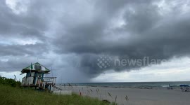 Last Bands of Tropical Storm Isaias Drench South Florida