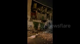 Furniture store and building severely damaged after tornado touches down in Suffolk, Virginia