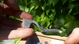 Georgian artist makes silver pipe from scratch in this ASMR step-by-step