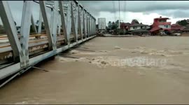 Second of extreme weather river water rises again after flash floods in Masamba