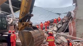 Warehouse in northern China collapses killing four