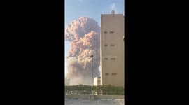 Moment of the Beirut Blast (2)