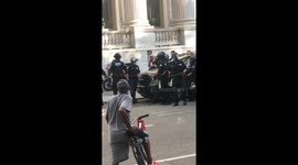 Protesters Confront NYPD Police Arresting BLM Protesters in NYC Madison Square Park