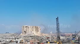 Morning scene shows Beirut port in ruins after massive explosion