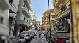 Still images show destroyed homes and crumpled cars across Beirut morning after massive blast