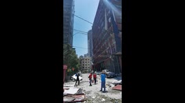 Beirut damaged building