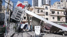 Tragic images of a devastated city in the aftermath of Beirut blast that has killed at least