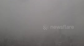 Timelapse captures Tropical Storm Isaias rolling over New York City's skyline