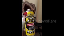 Recycled cans and wire makes toys for poor African children