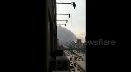 Another angle of shocking explosion in Beirut's port that killed at least 100