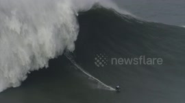 Brazilian Maya Gabeira breaks record for largest wave surfed