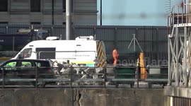 Border Force set up processing facilities to deal with migrant influx to the UK