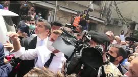 Protesters call for 'fall of the regime' as France's Macron visits Beirut in wake of deadly explosion