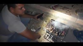 Barbecue Steak Meat Well Done In Egypt - Eid El Adha Special Meal In Egypt