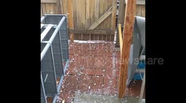 US: Thunderstorm With Large Sized Hail Batters Colorado Springs, CO 2